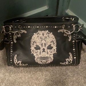 Black leather Purse